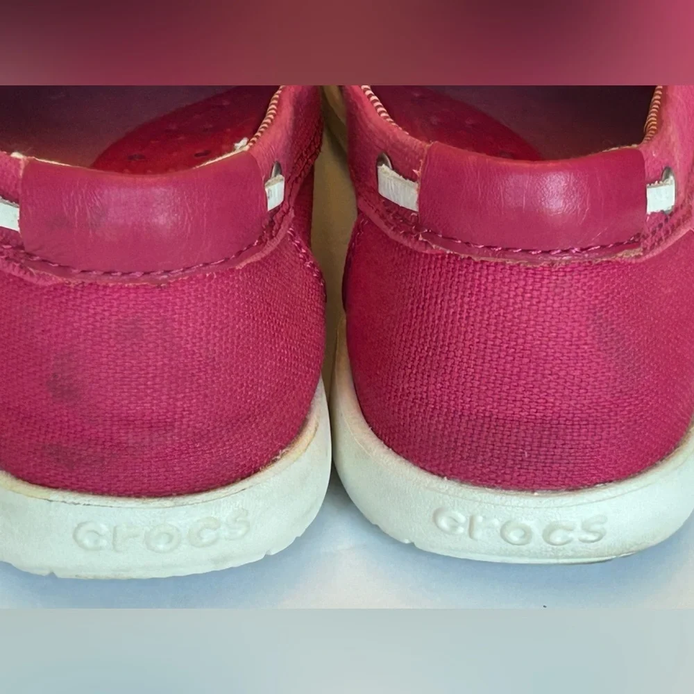 CROCS Pink Loafers - Picture 10 of 10